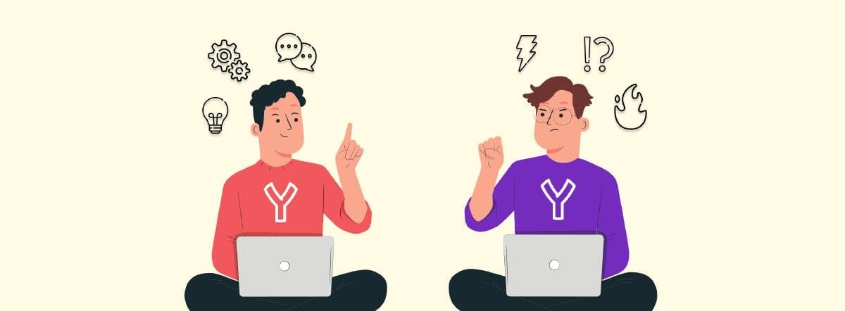 Respond vs react