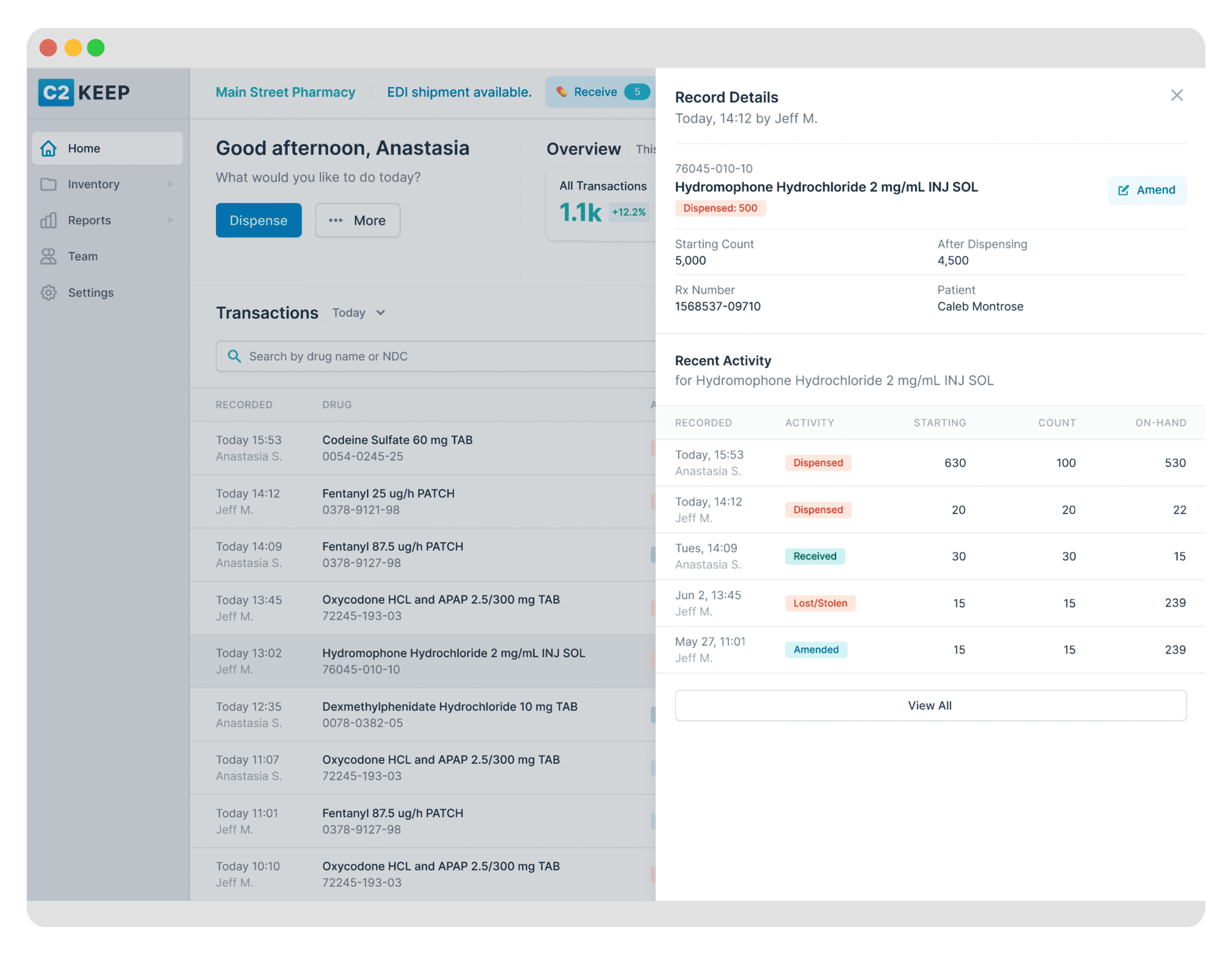 thin dashboard with side highlight